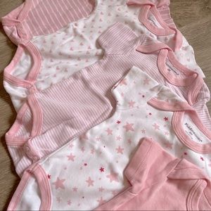COPY - Bundle of pink/white baby undershirts 3 months.